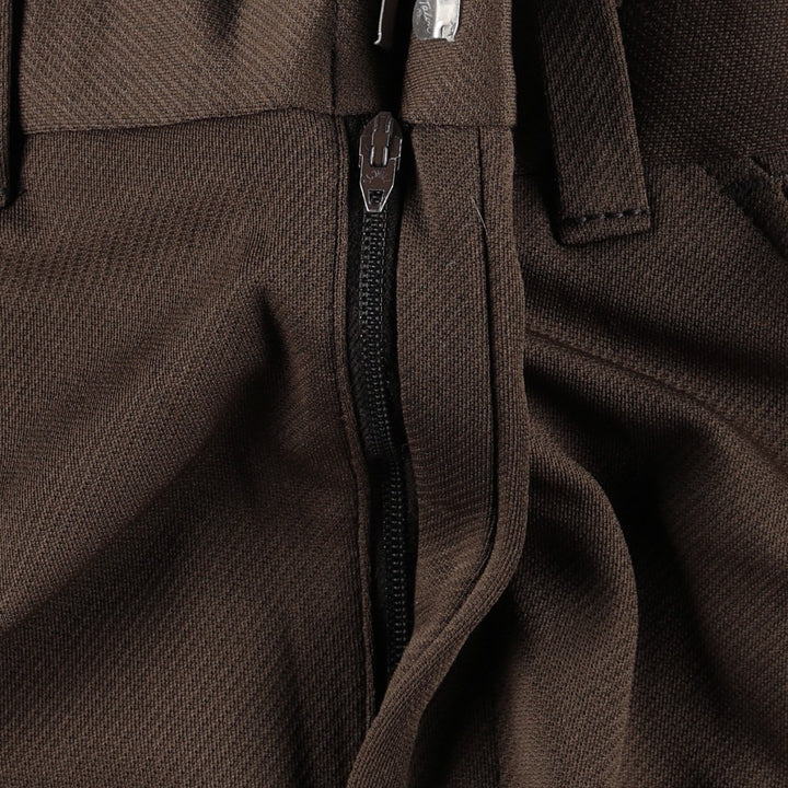 1970'S Sears slacks pants, men's size W35 (approx.), vintage. unclear brown type Vintage Second Hand