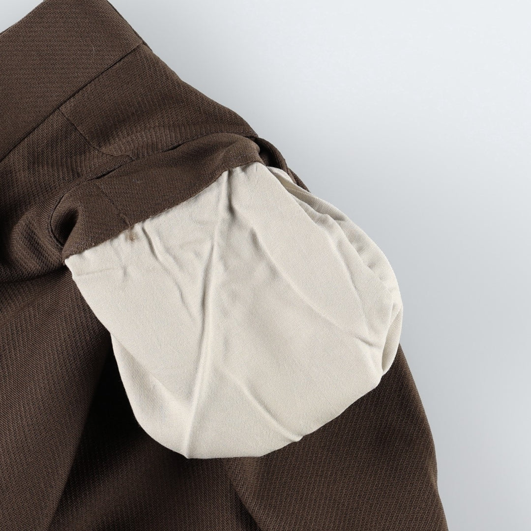 1970'S Sears slacks pants, men's size W35 (approx.), vintage. unclear brown type Vintage Second Hand