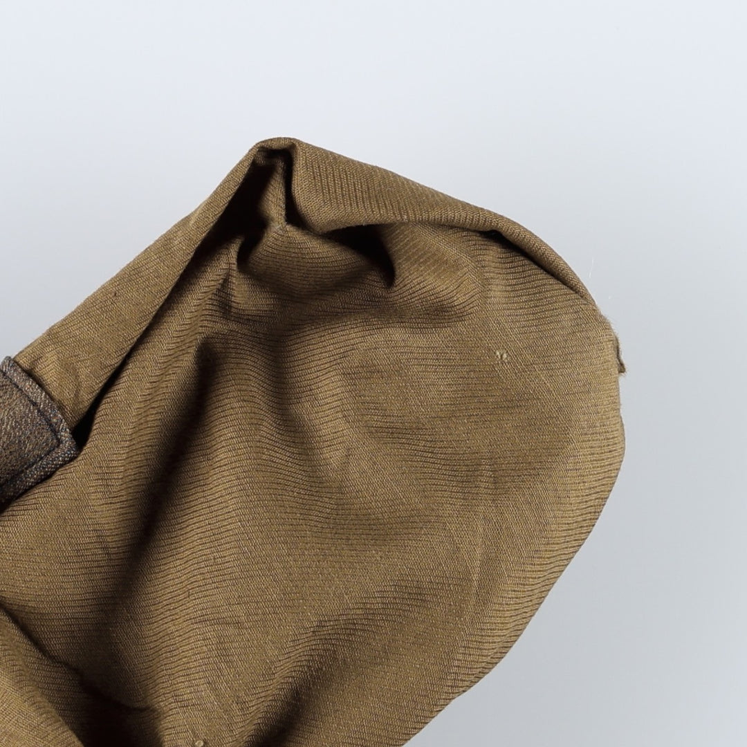Striped Pattern Slacks Pants, Men's W35 (approx.), Vintage unclear brown type Vintage Second Hand