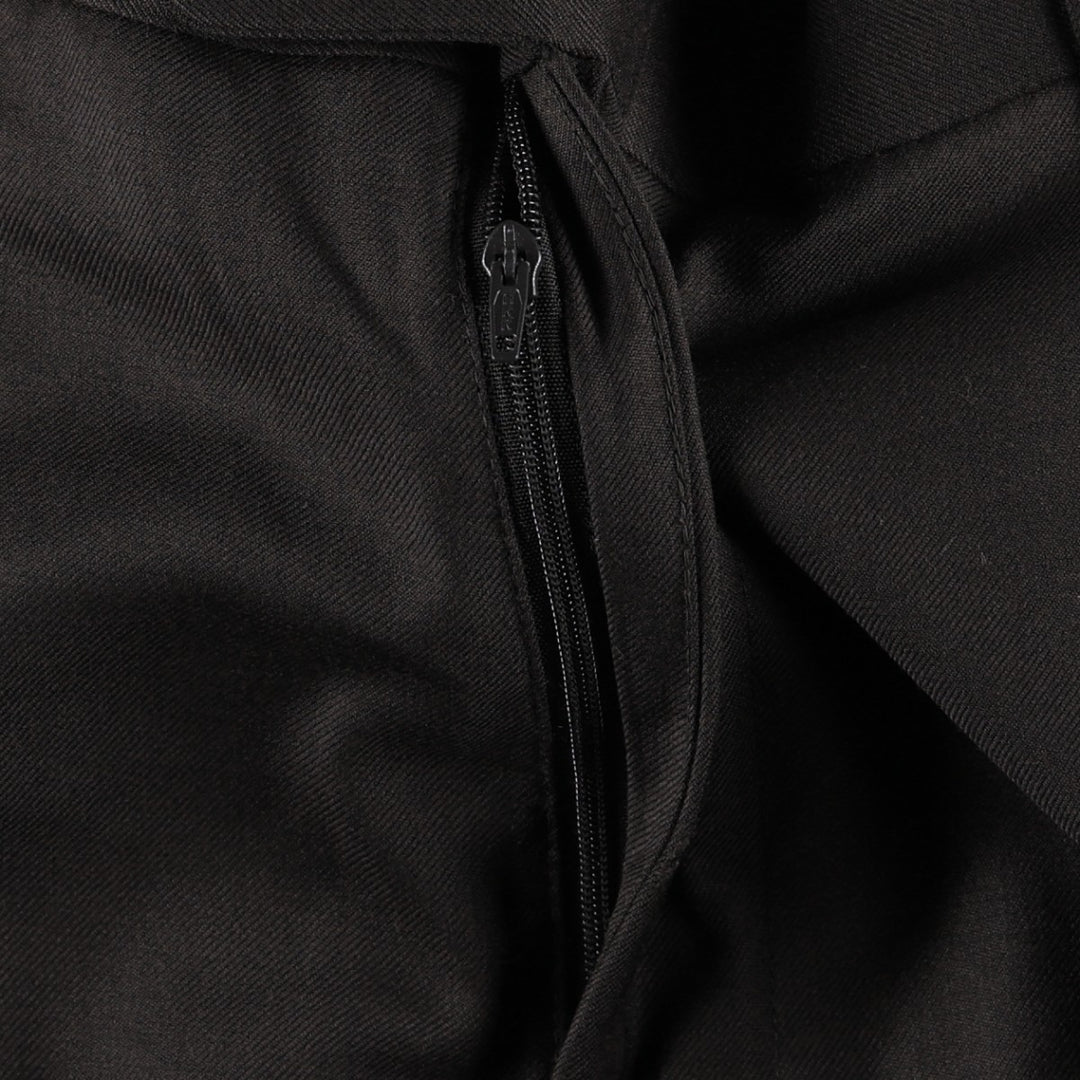 Pierre Cardin one-tuck wool trousers, men's size W32 (approx.) wool black type Vintage Second Hand