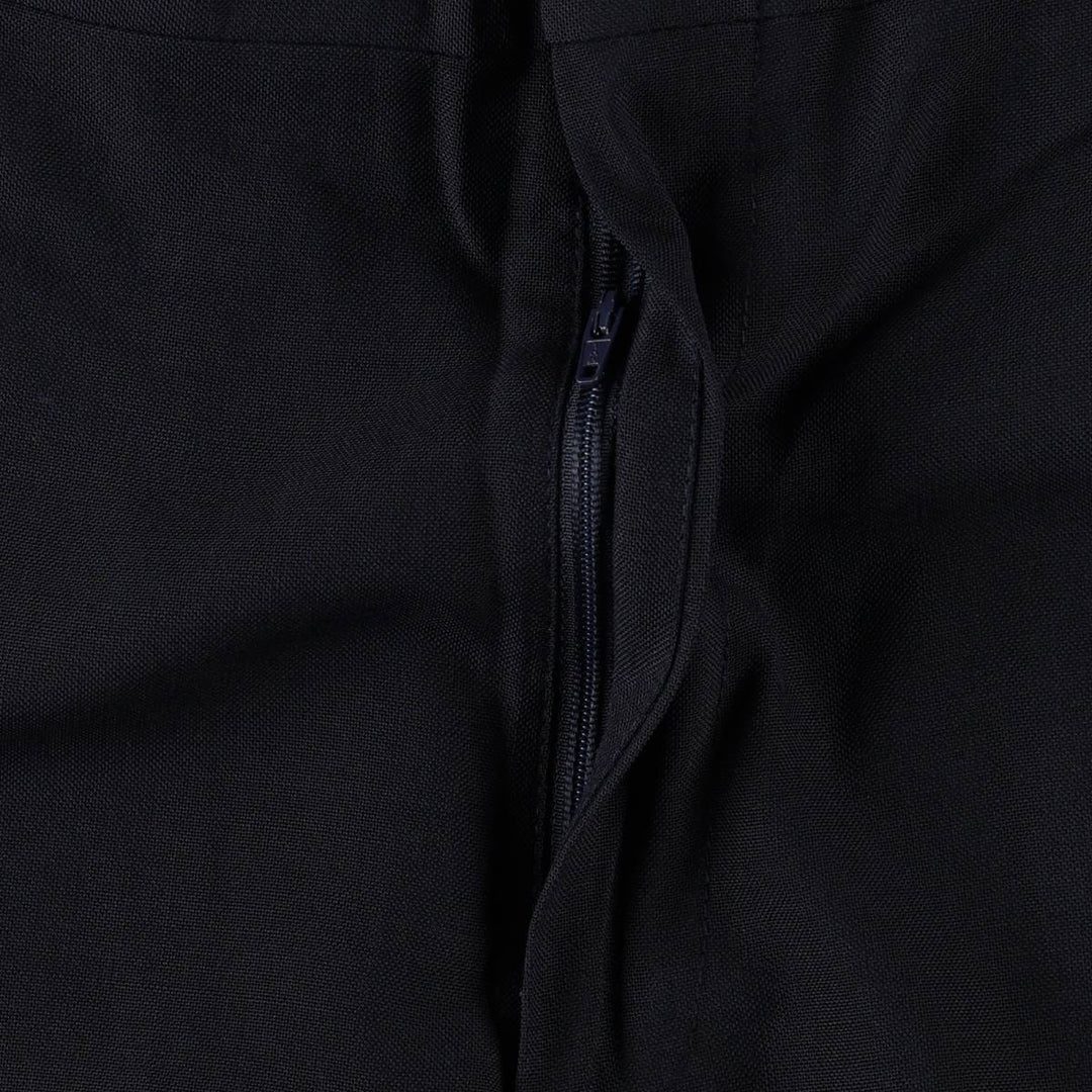 TOWN CRAFT Men's Slacks Pants, equivalent to W34 polyester navy blue type Vintage Second Hand