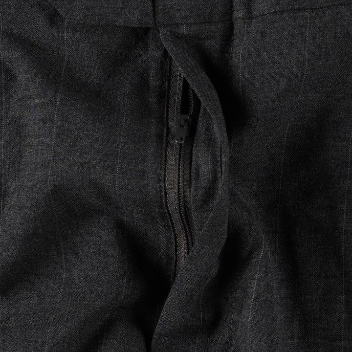 Vintage striped two-pleat men's slacks, size W31. unclear Charcoal Vintage Second Hand
