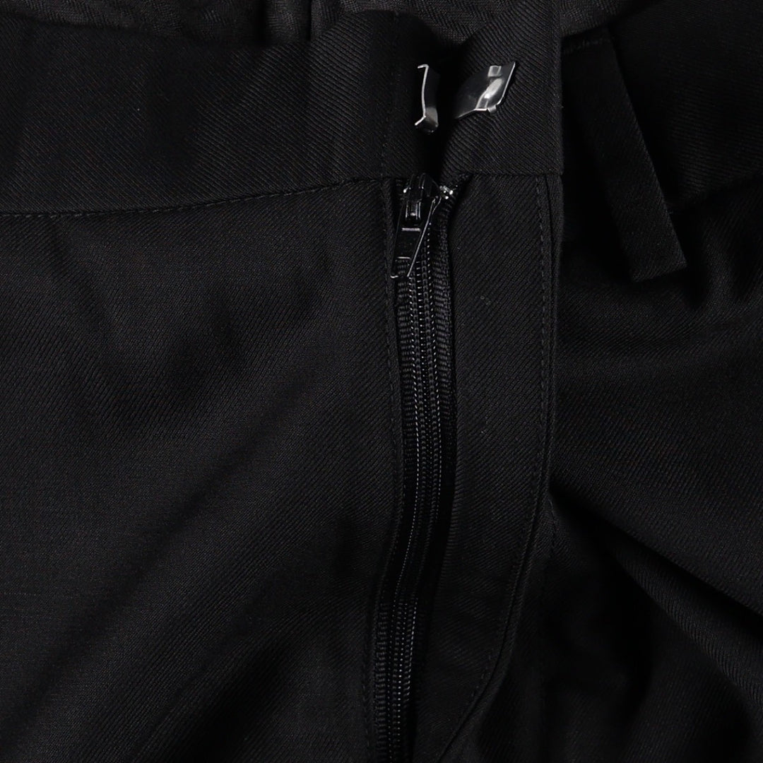 Calvin Klein slacks for men, size W33 (approx.) polyester black type Vintage Second Hand