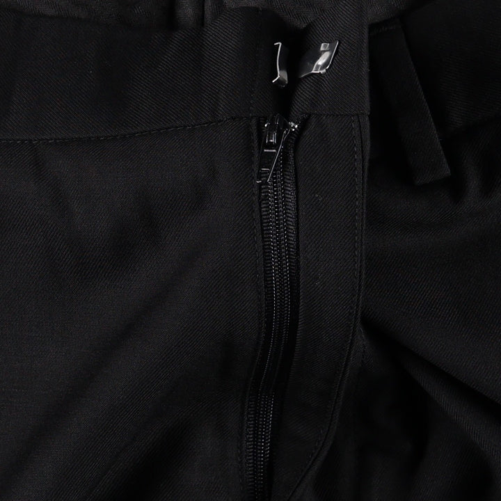 Calvin Klein slacks for men, size W33 (approx.) polyester black type Vintage Second Hand