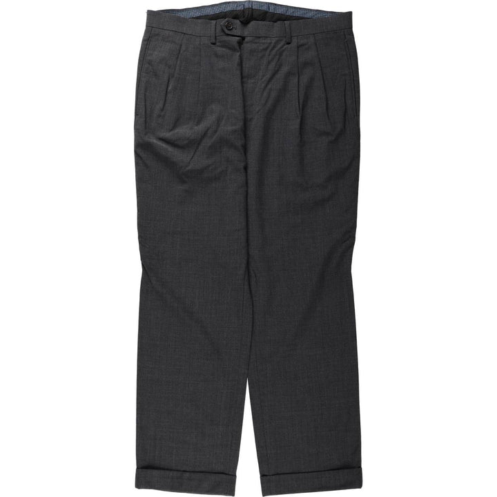 Ralph Lauren LAUREN Lauren slacks pants for men, equivalent to W35 wool gray type Vintage Second Hand