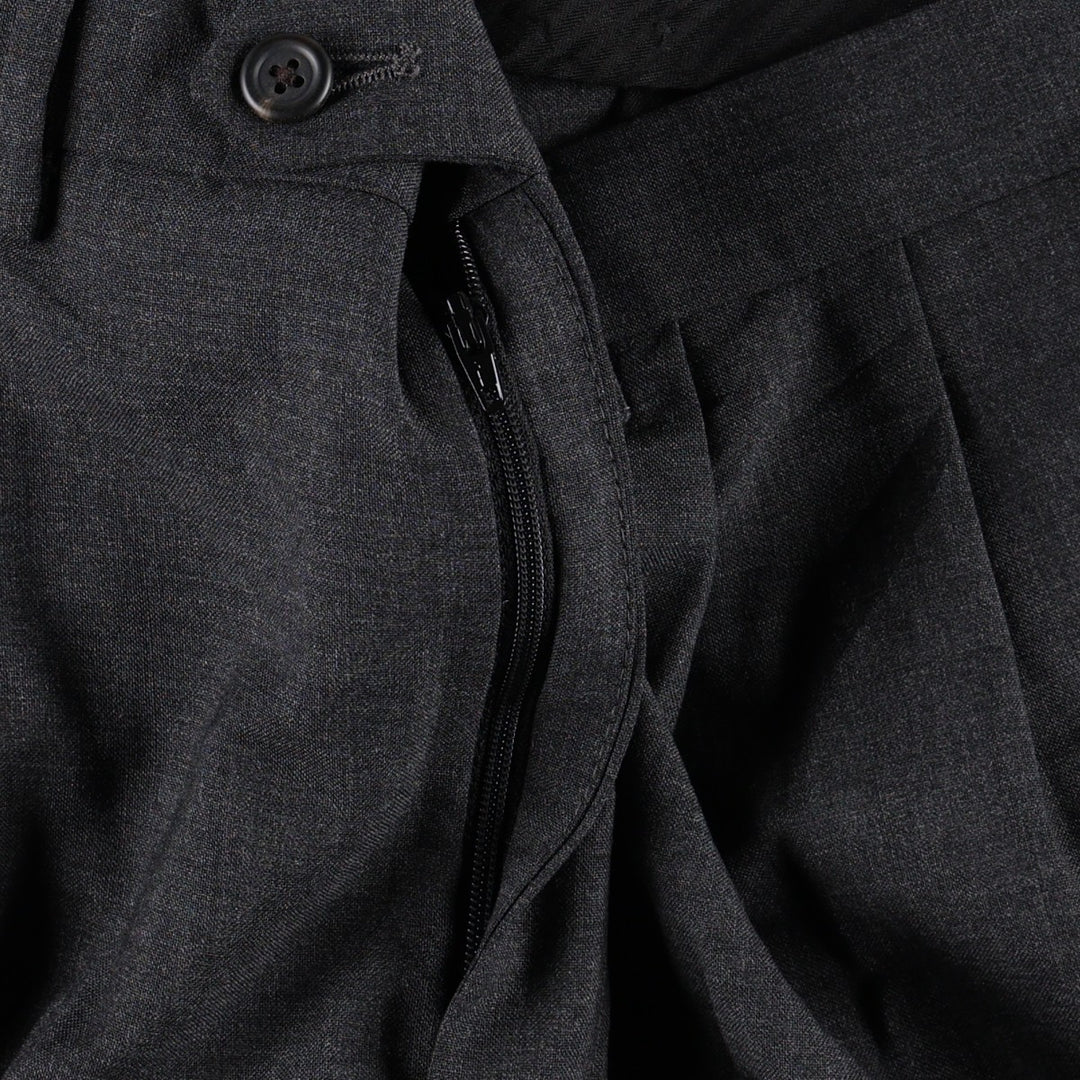 Ralph Lauren LAUREN Lauren slacks pants for men, equivalent to W35 wool gray type Vintage Second Hand