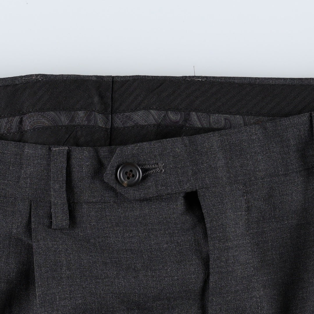 Ralph Lauren LAUREN Lauren slacks pants for men, equivalent to W35 wool gray type Vintage Second Hand