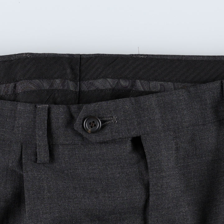 Ralph Lauren LAUREN Lauren slacks pants for men, equivalent to W35 wool gray type Vintage Second Hand