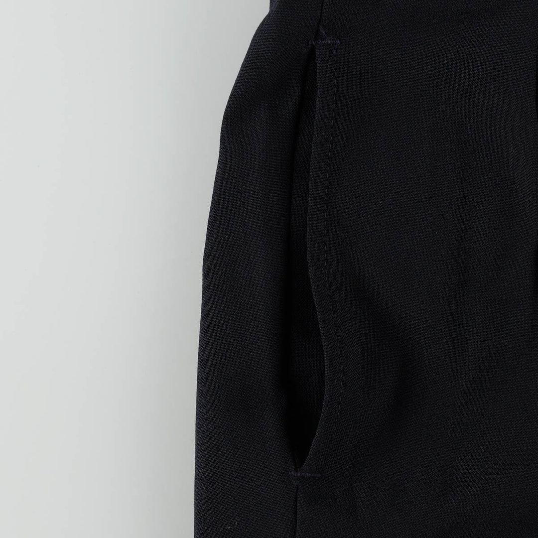 ~1990'S Hart Schaffner Marx Two-Pleat Slacks Pants Men's W34 (approx.) Vintage unclear navy blue type Vintage Second Hand
