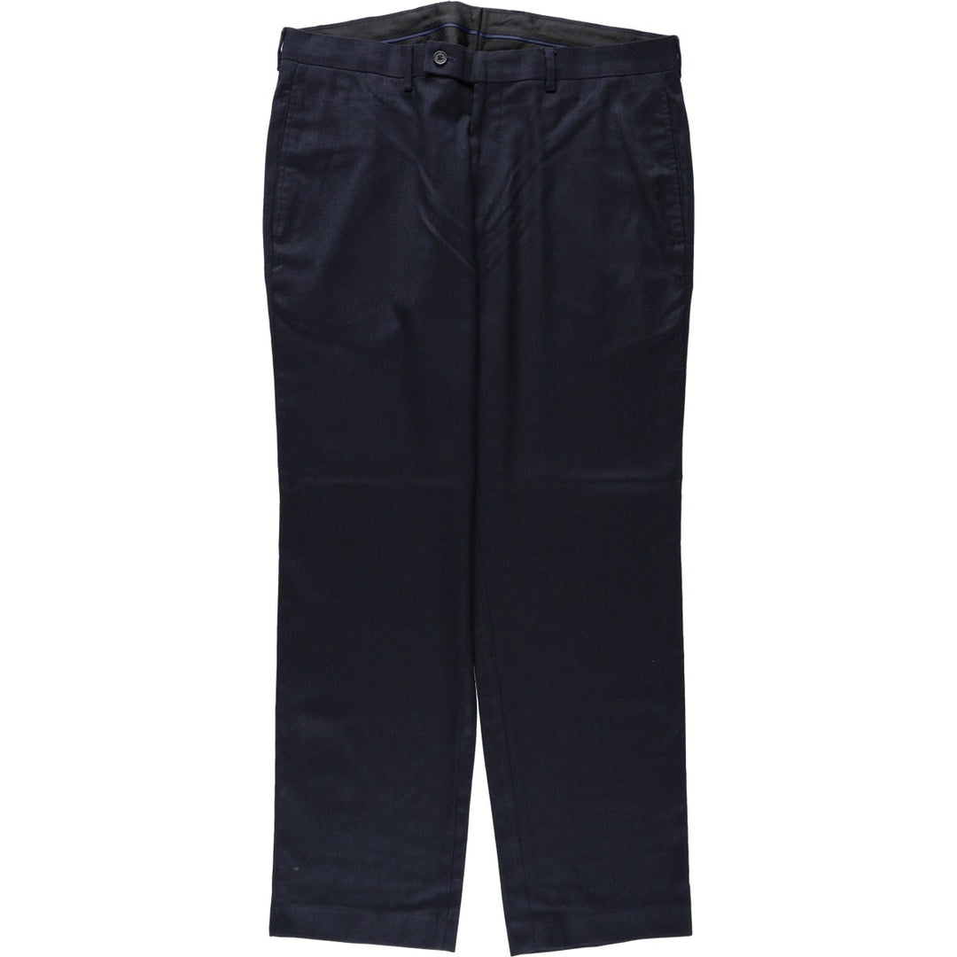 Ralph Lauren LAUREN Lauren slacks pants for men, equivalent to w36 polyester navy blue type Vintage Second Hand