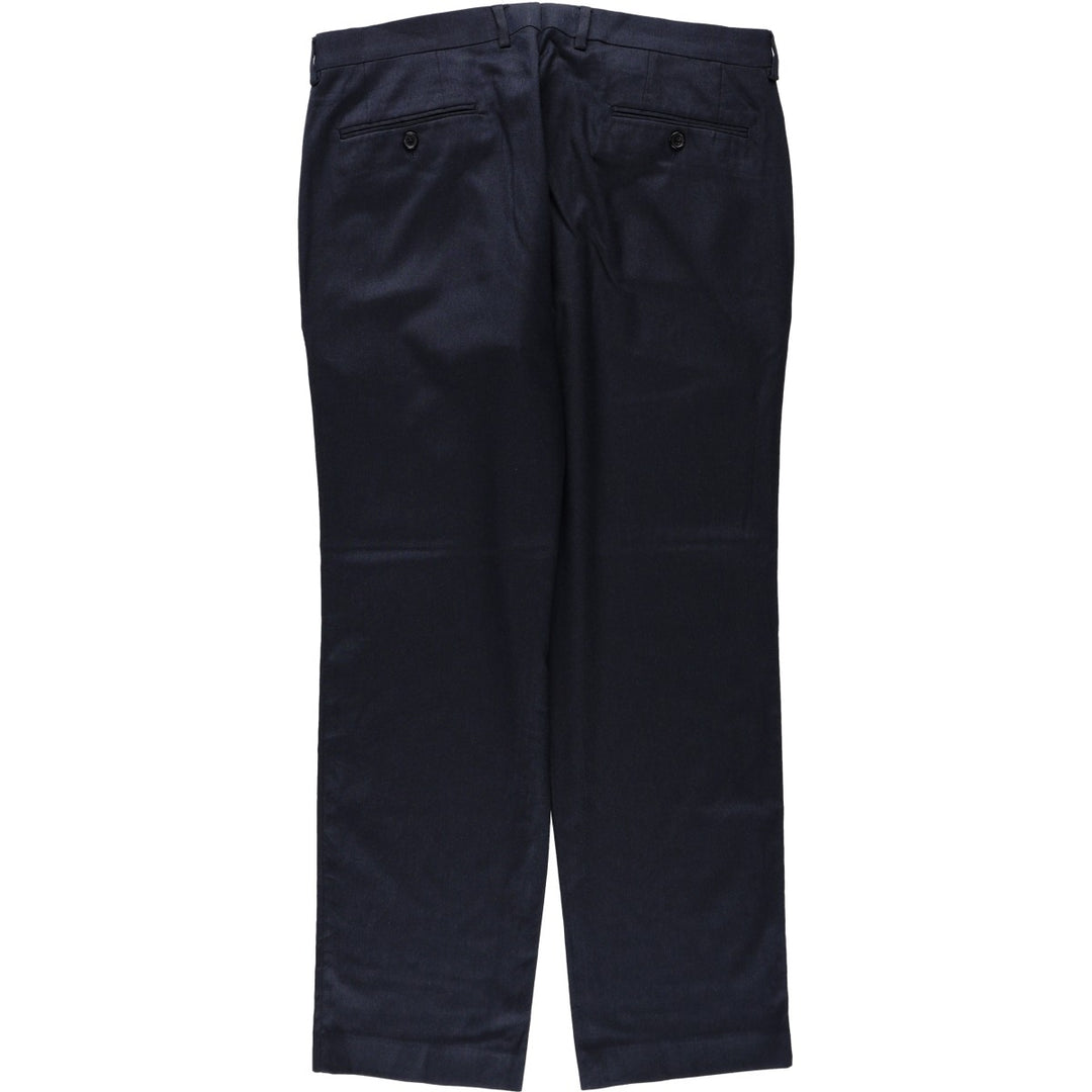 Ralph Lauren LAUREN Lauren slacks pants for men, equivalent to w36 polyester navy blue type Vintage Second Hand