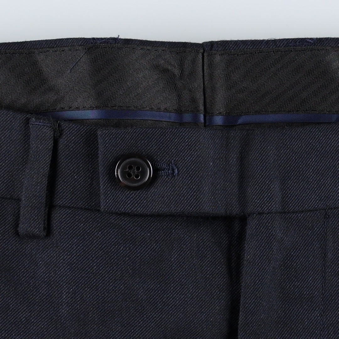 Ralph Lauren LAUREN Lauren slacks pants for men, equivalent to w36 polyester navy blue type Vintage Second Hand