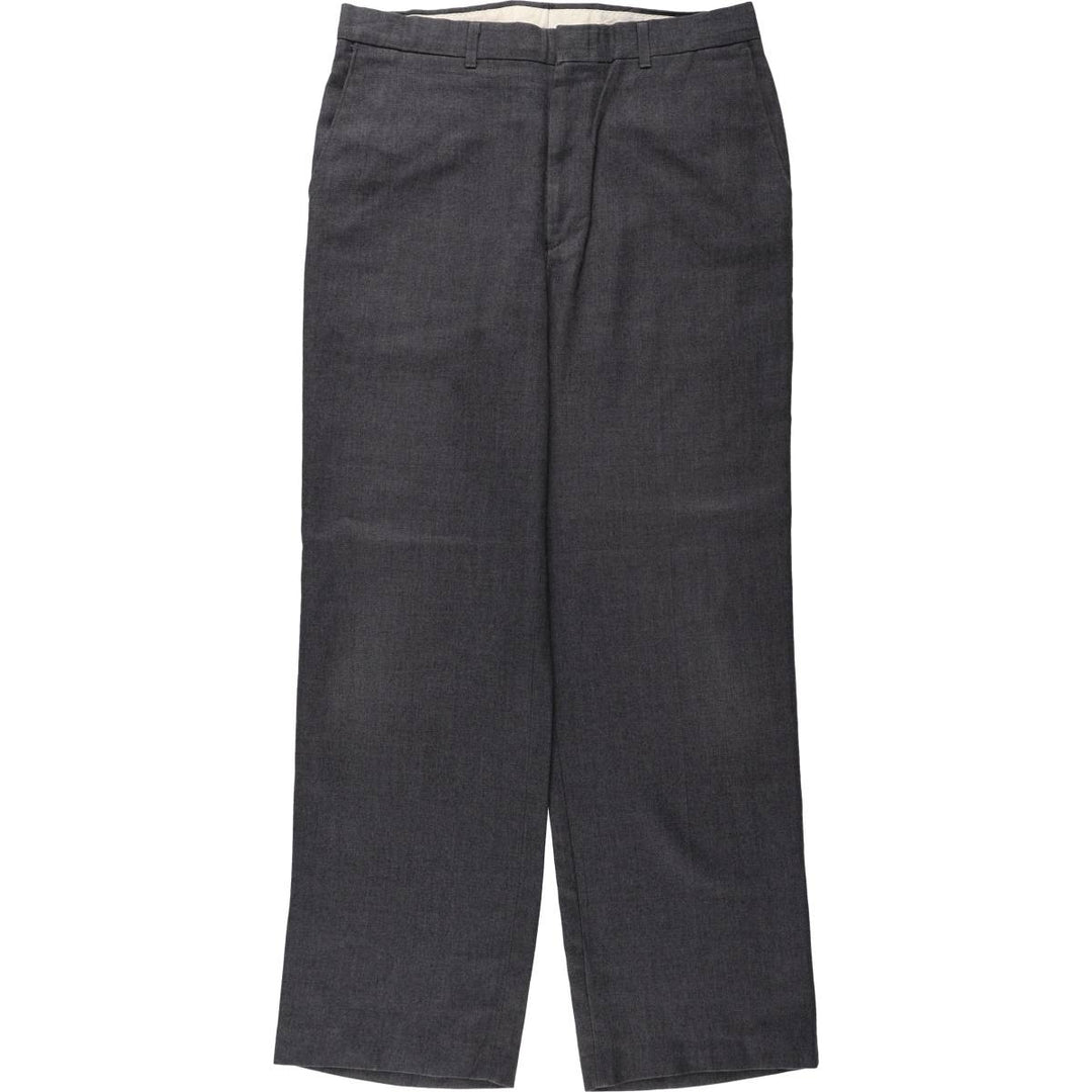 HAGGAR Men's Slacks Pants, equivalent to W32 unclear gray type Vintage Second Hand