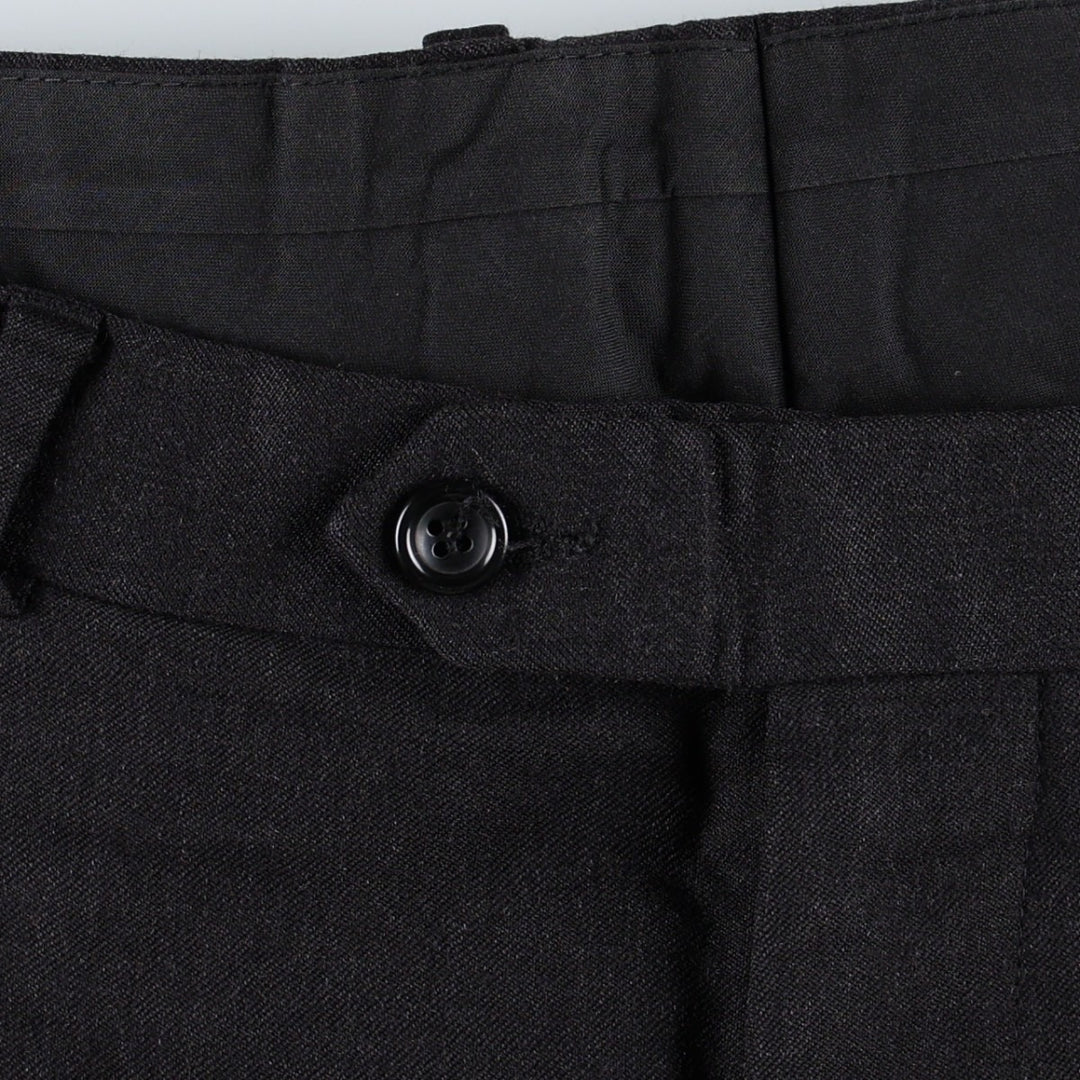 Brooks Brothers 346 Wool Trousers, Men's Size W35 (approx.) wool Charcoal Vintage Second Hand