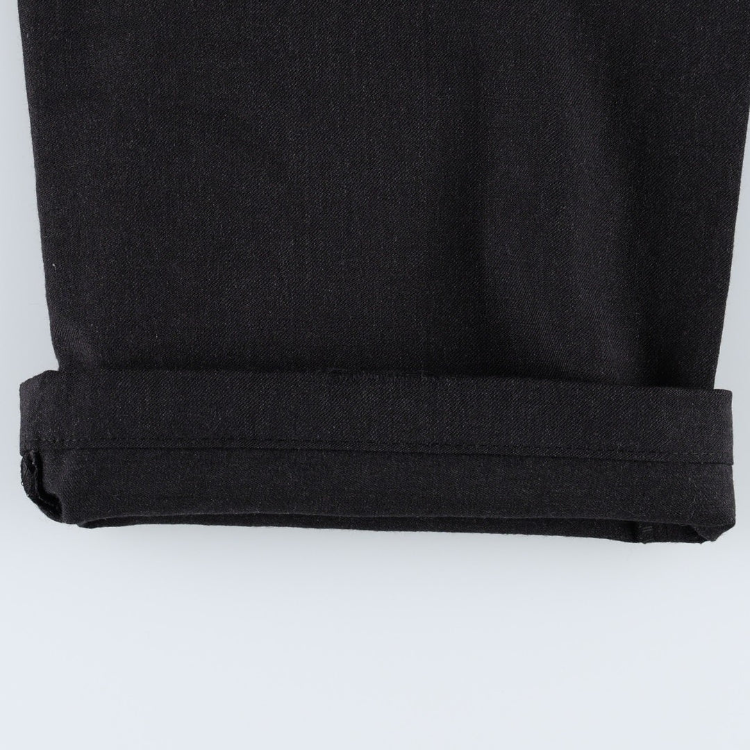 Brooks Brothers 346 Wool Trousers, Men's Size W35 (approx.) wool Charcoal Vintage Second Hand
