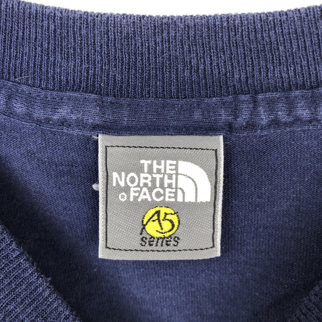 The North Face Men's XL Long Sleeve T-Shirt unclear navy blue type Vintage Second Hand