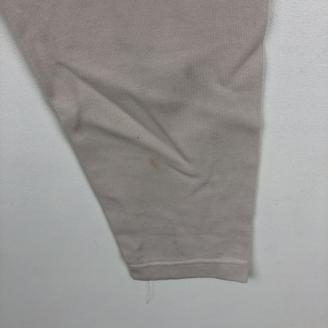 Harley-Davidson Henley Neck Motorcycle Long-Sleeve T-Shirt (Men's Size L) cotton Beige type Vintage Second Hand