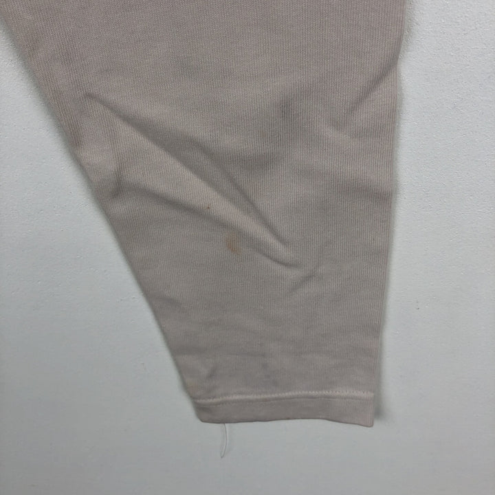 Harley-Davidson Henley Neck Motorcycle Long-Sleeve T-Shirt (Men's Size L) cotton Beige type Vintage Second Hand