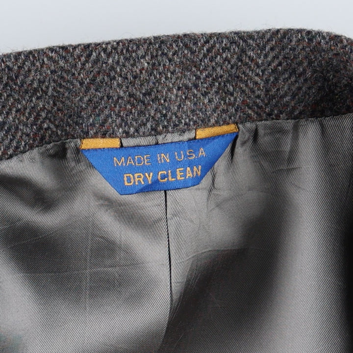 2000'S Pendleton wool tailored jacket, made in USA, men's size XL equivalent. wool Charcoal Vintage Second Hand