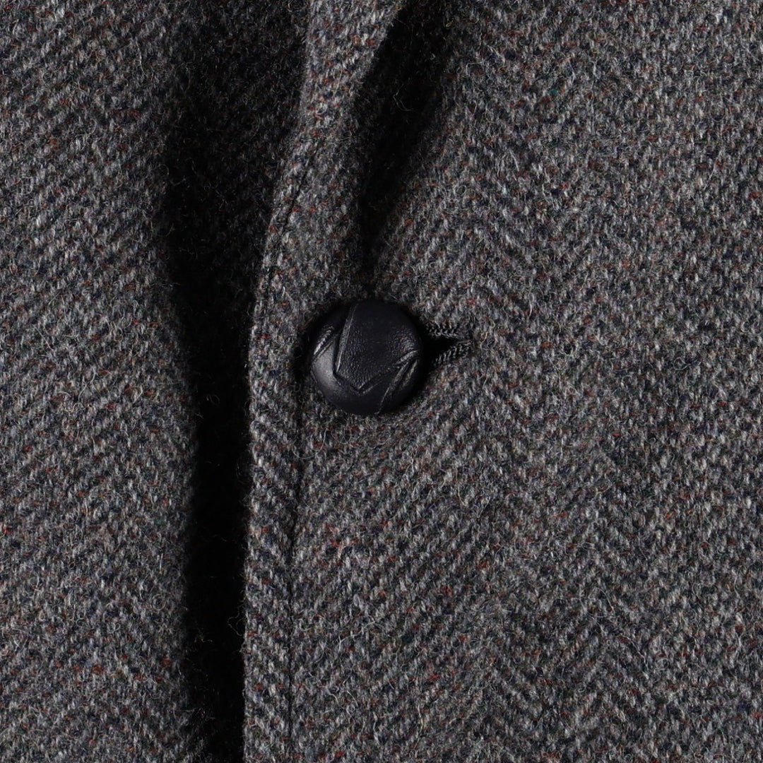 2000'S Pendleton wool tailored jacket, made in USA, men's size XL equivalent. wool Charcoal Vintage Second Hand