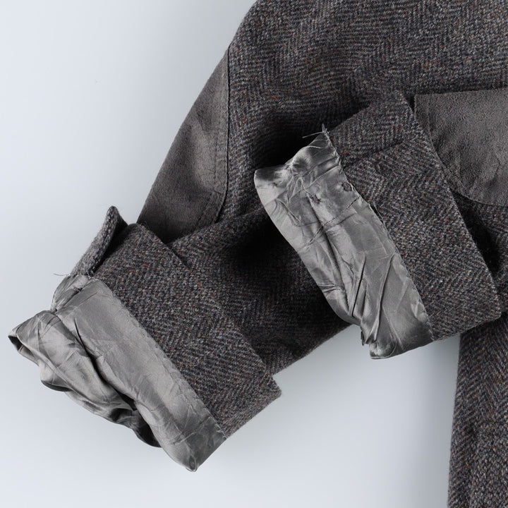 2000'S Pendleton wool tailored jacket, made in USA, men's size XL equivalent. wool Charcoal Vintage Second Hand