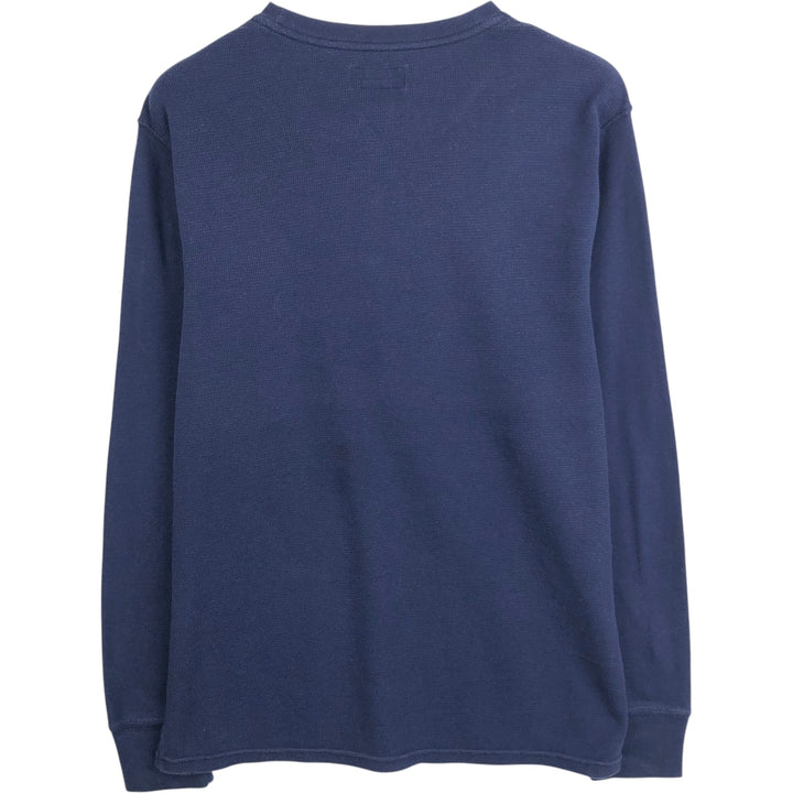 Ralph Lauren POLO RALPH LAUREN Thermal Long T-Shirt Men's Size L cotton navy blue type Vintage Second Hand