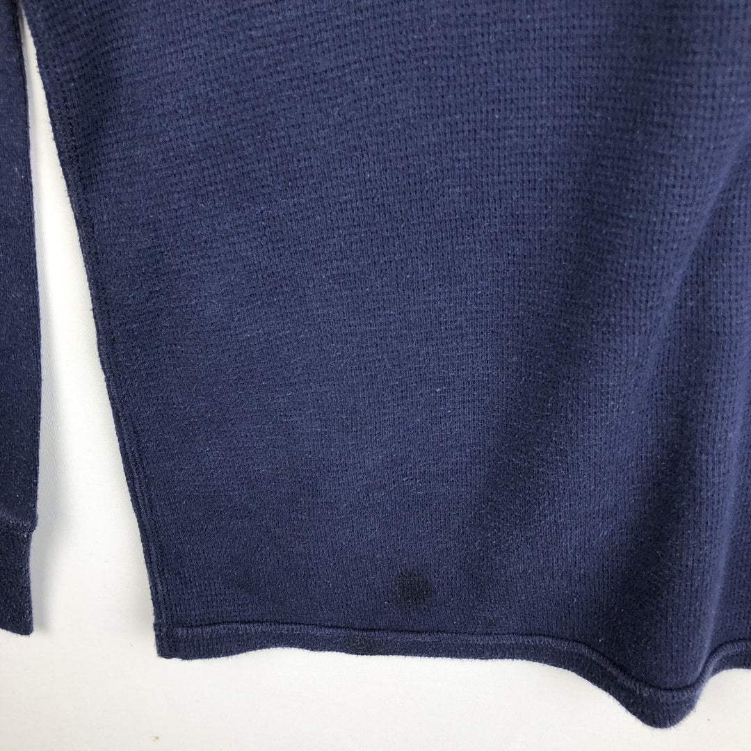 Ralph Lauren POLO RALPH LAUREN Thermal Long T-Shirt Men's Size L cotton navy blue type Vintage Second Hand
