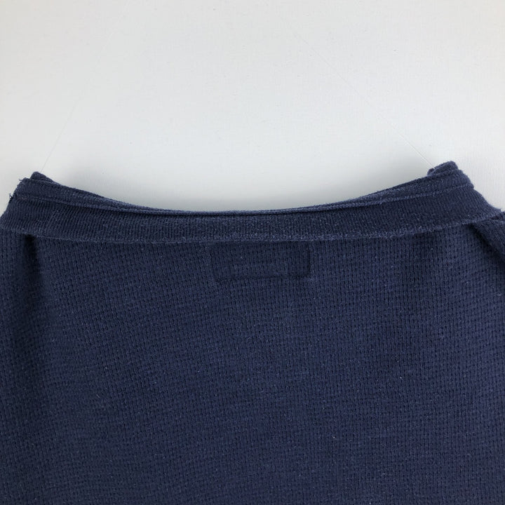 Ralph Lauren POLO RALPH LAUREN Thermal Long T-Shirt Men's Size L cotton navy blue type Vintage Second Hand