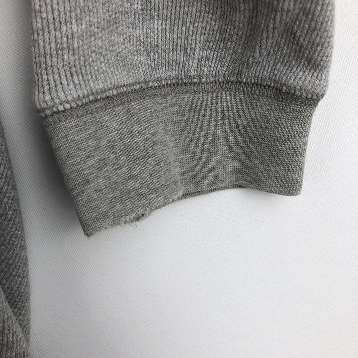 Levi's Henley Neck Thermal Long-Sleeve T-Shirt, Men's Size L (equivalent to size L) cotton gray type Vintage Second Hand