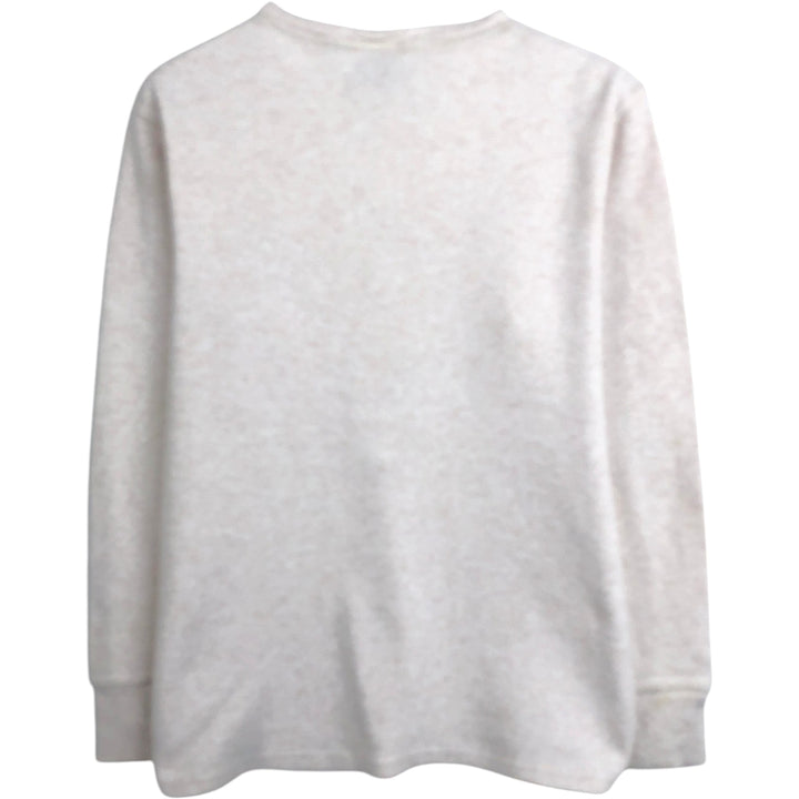 Ralph Lauren Polo Ralph Lauren SLEEPWEAR Thermal Long-Sleeve T-Shirt, Men's Size M (approx.) cotton gray type Vintage Second Hand