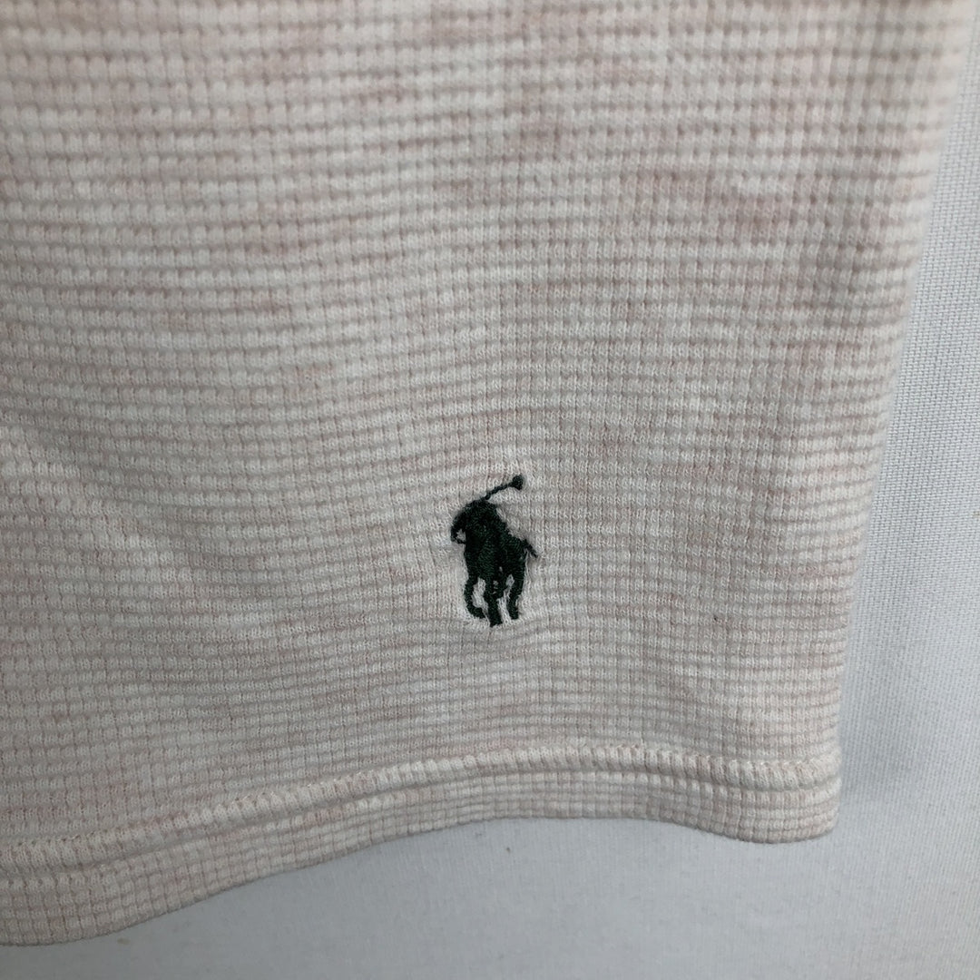 Ralph Lauren Polo Ralph Lauren SLEEPWEAR Thermal Long-Sleeve T-Shirt, Men's Size M (approx.) cotton gray type Vintage Second Hand