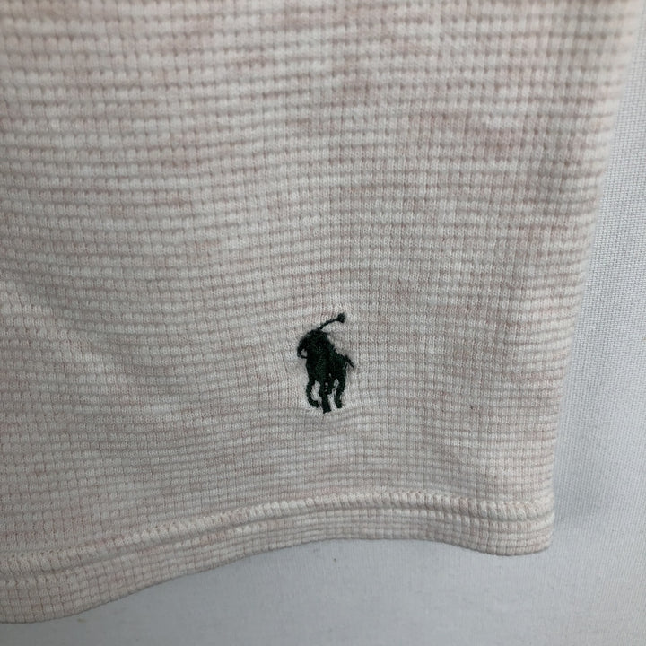 Ralph Lauren Polo Ralph Lauren SLEEPWEAR Thermal Long-Sleeve T-Shirt, Men's Size M (approx.) cotton gray type Vintage Second Hand