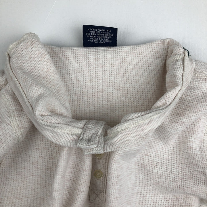 Ralph Lauren Polo Ralph Lauren SLEEPWEAR Thermal Long-Sleeve T-Shirt, Men's Size M (approx.) cotton gray type Vintage Second Hand