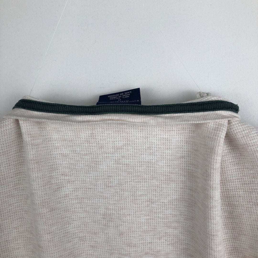 Ralph Lauren Polo Ralph Lauren SLEEPWEAR Thermal Long-Sleeve T-Shirt, Men's Size M (approx.) cotton gray type Vintage Second Hand
