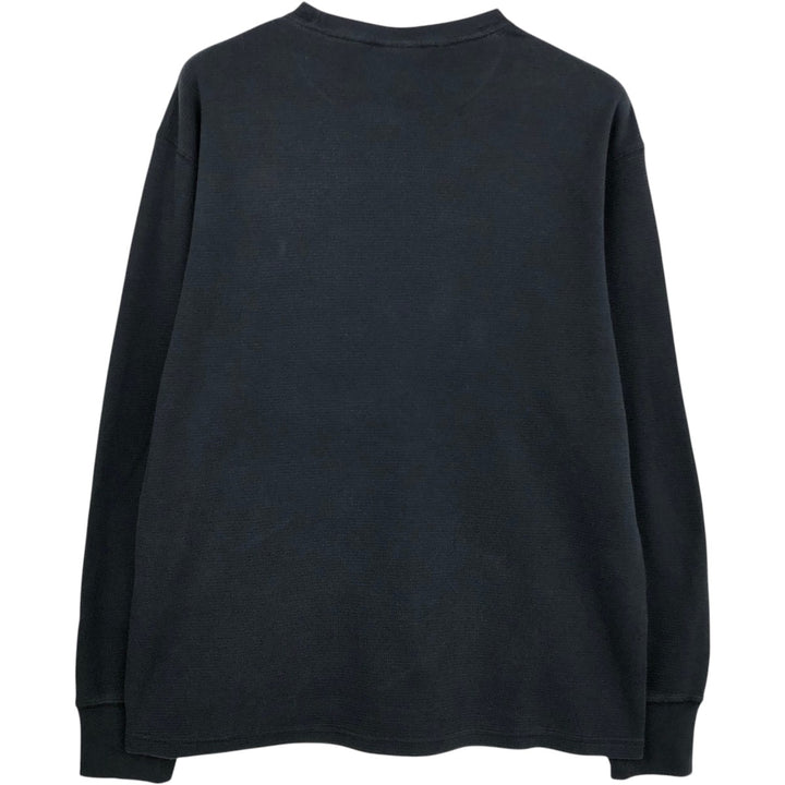 Ralph Lauren POLO RALPH LAUREN SLEEPWEAR Thermal Long T-Shirt, Men's Size L cotton black type Vintage Second Hand
