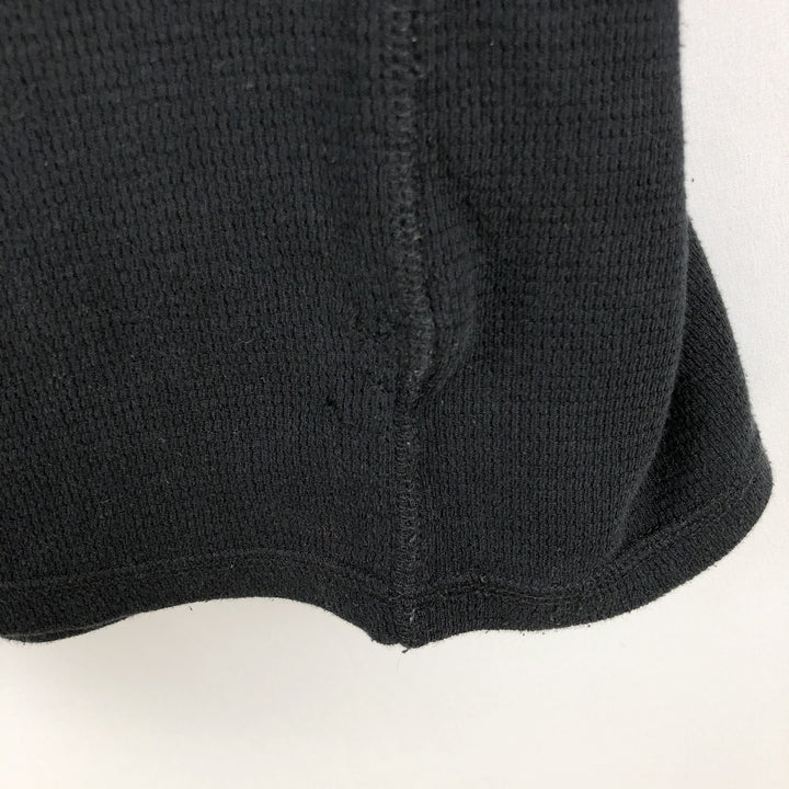 Ralph Lauren POLO RALPH LAUREN SLEEPWEAR Polo Bear Thermal Long T-shirt Honeycomb Men's XL equivalent cotton black type Vintage Second Hand