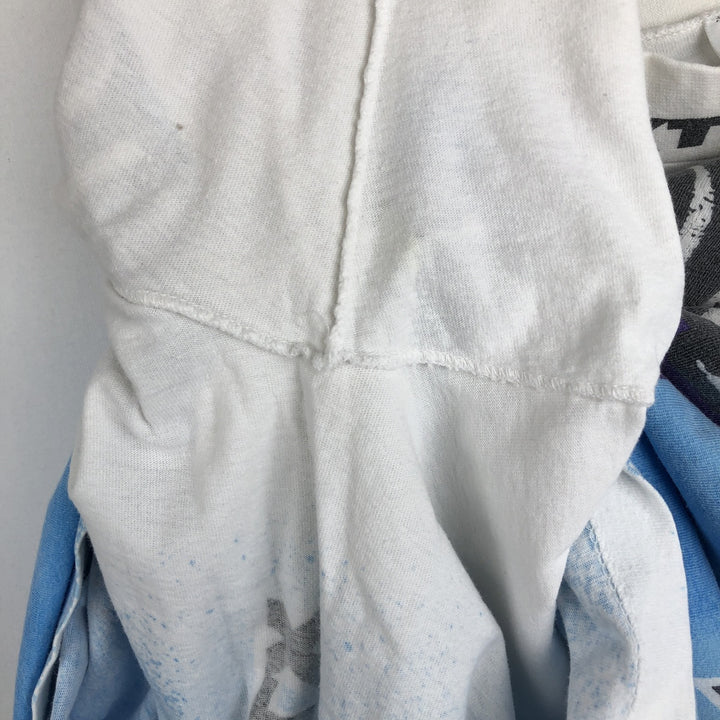 90'S Anvil XTREME High Neck Long-Sleeve T-Shirt, Made in USA, Men's Size L (Equivalent), Vintage cotton white type Vintage Second Hand