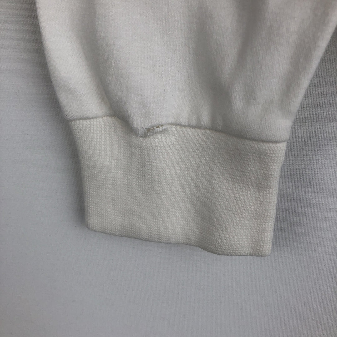 90'S Eddie Bauer Turtleneck Long-Sleeve T-Shirt, Made in USA, Men's Size L (Equivalent), Vintage cotton white type Vintage Second Hand
