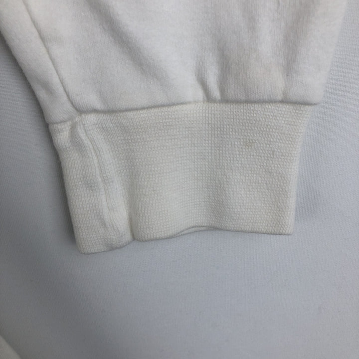 90'S Eddie Bauer Turtleneck Long-Sleeve T-Shirt, Made in USA, Men's Size L (Equivalent), Vintage cotton white type Vintage Second Hand