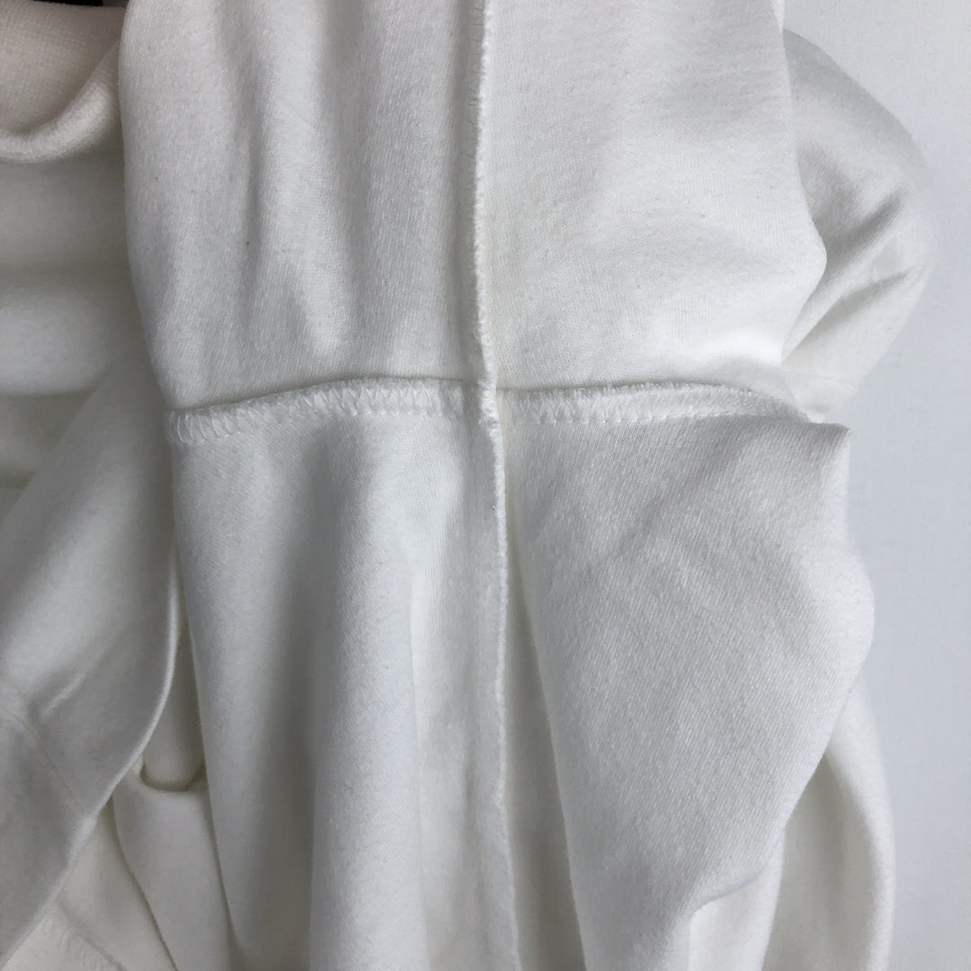 90'S Eddie Bauer Turtleneck Long-Sleeve T-Shirt, Made in USA, Men's Size L (Equivalent), Vintage cotton white type Vintage Second Hand