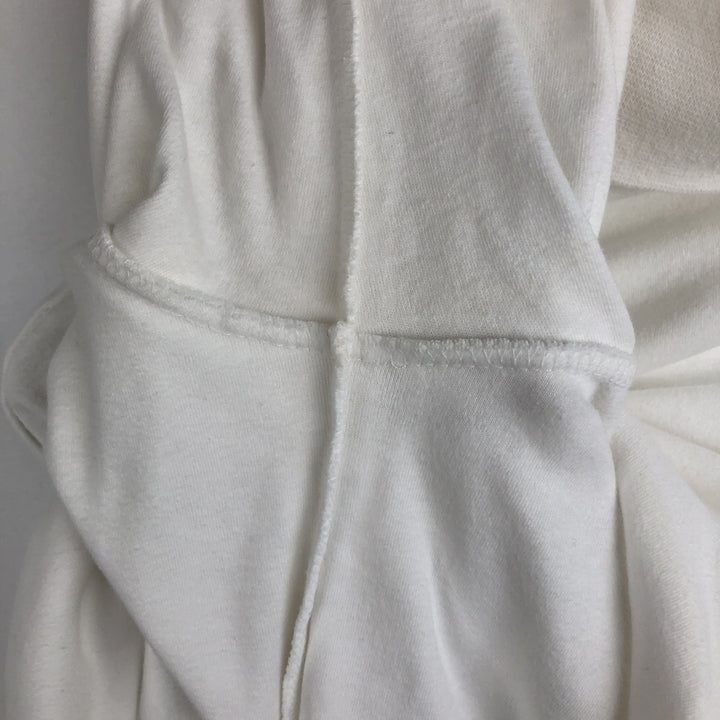 90'S Eddie Bauer Turtleneck Long-Sleeve T-Shirt, Made in USA, Men's Size L (Equivalent), Vintage cotton white type Vintage Second Hand
