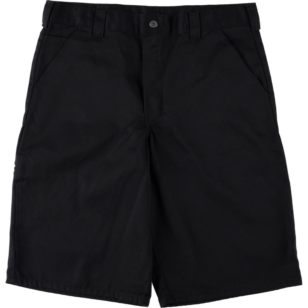 Dickies Work Shorts, Half Pants, Men's, W36 equivalent polyester black type Vintage Second Hand