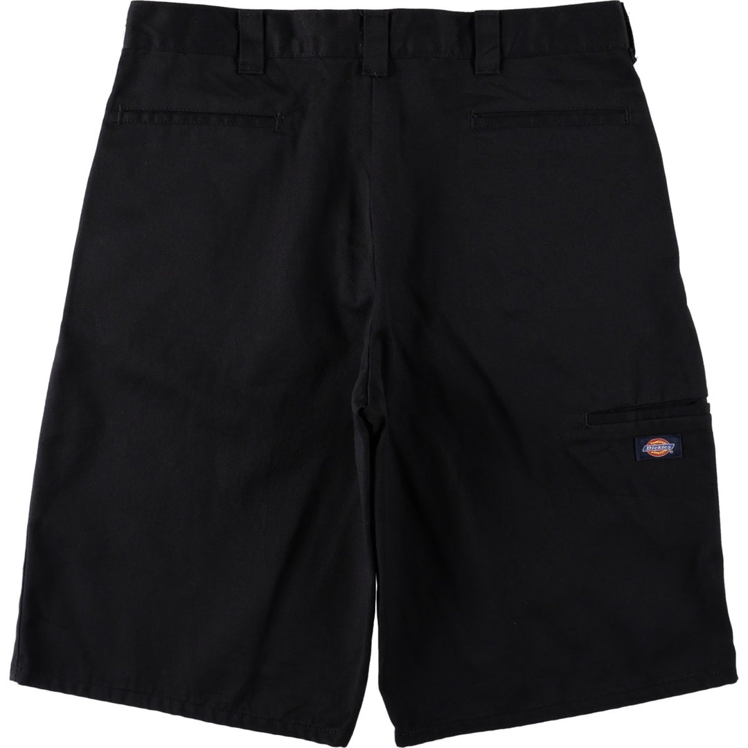 Dickies Work Shorts, Half Pants, Men's, W36 equivalent polyester black type Vintage Second Hand