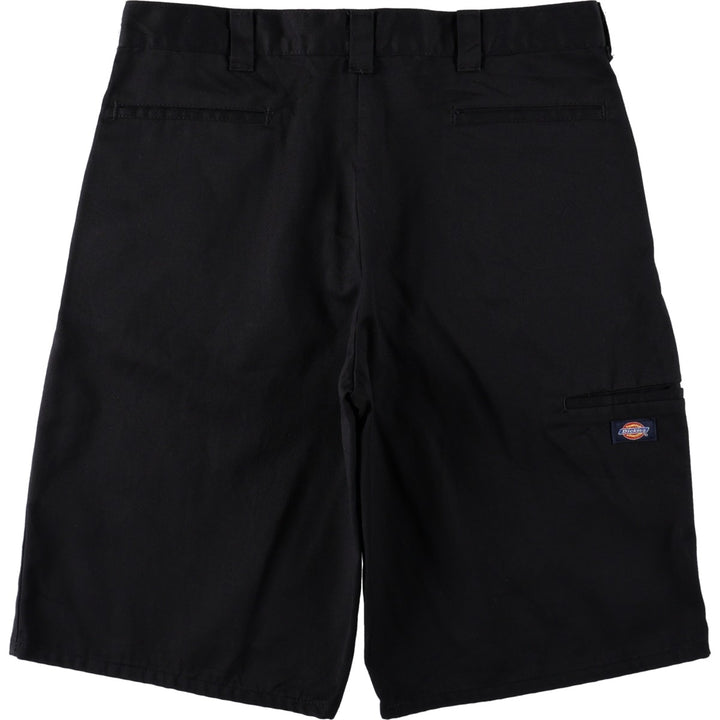 Dickies Work Shorts, Half Pants, Men's, W36 equivalent polyester black type Vintage Second Hand