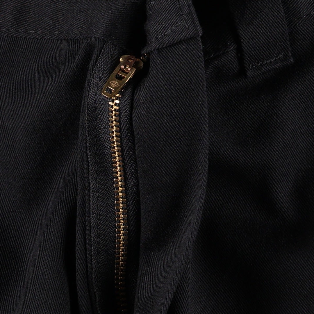Dickies Work Shorts, Half Pants, Men's, W36 equivalent polyester black type Vintage Second Hand