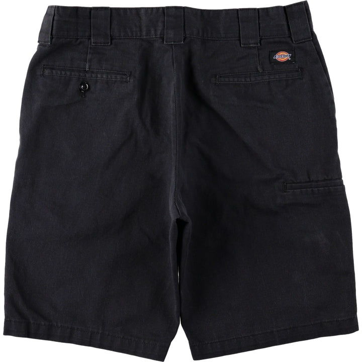 Dickies Regular Fit FLEX Work Shorts (Men's W35 equivalent) polyester black type Vintage Second Hand