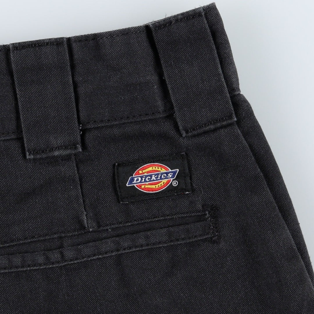 Dickies Regular Fit FLEX Work Shorts (Men's W35 equivalent) polyester black type Vintage Second Hand