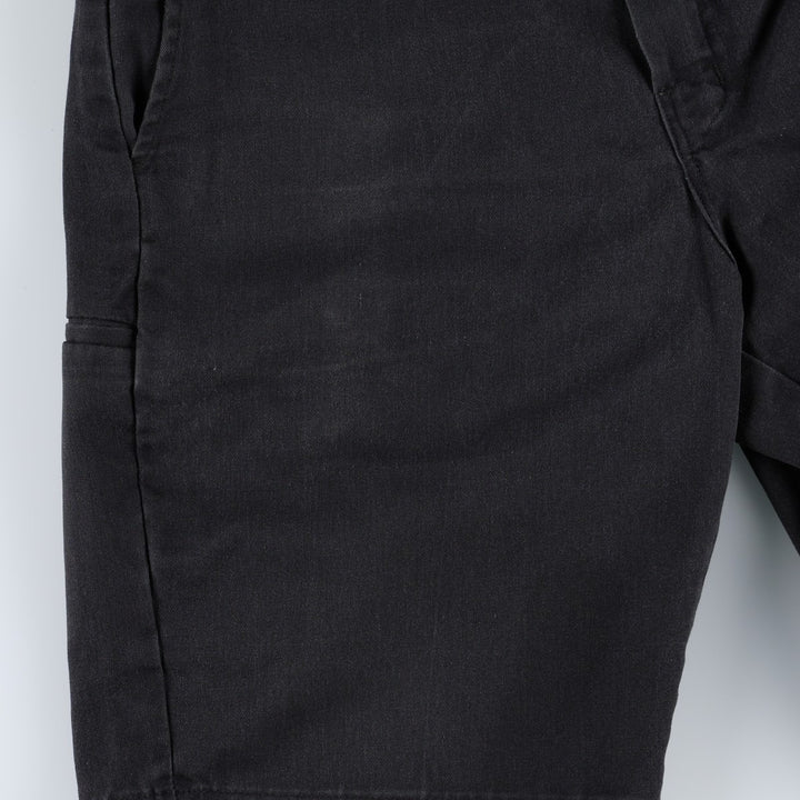 Dickies Regular Fit FLEX Work Shorts (Men's W35 equivalent) polyester black type Vintage Second Hand