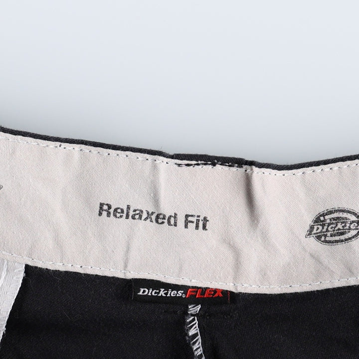 Dickies Relaxed Fit FLEX Work Shorts (Men's W37 equivalent) polyester black type Vintage Second Hand