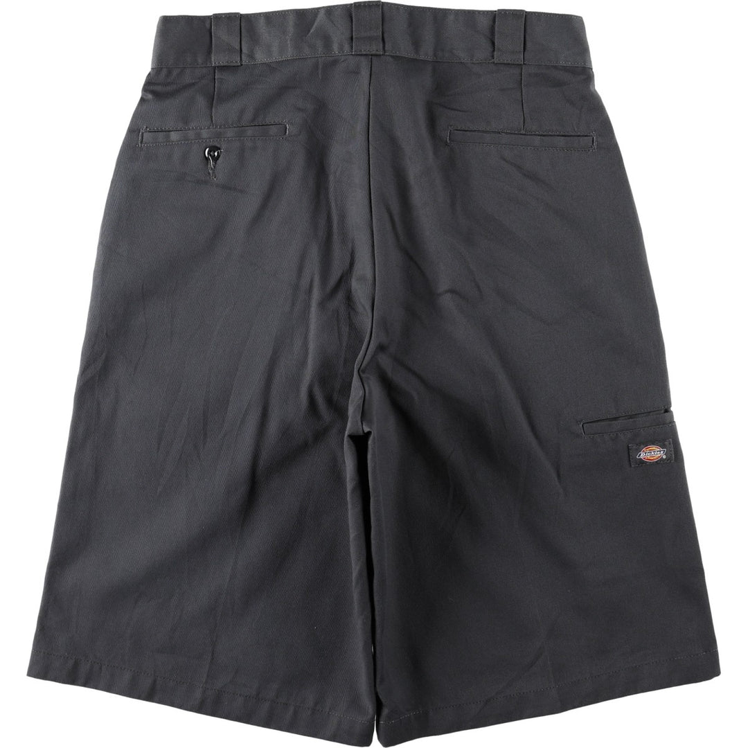 Dickies Loose Fit Work Shorts, Half Pants, Men's, W34 equivalent polyester Charcoal Vintage Second Hand